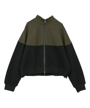 YECCA VECCA 【上下着用可能】2wayインバーテッドライトブルゾン Khaki