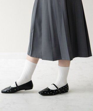 Bridget Birkin 【Bridget Birkin】ドットビジューメリージェーンシューズ ブラック