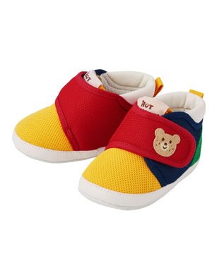 MIKI HOUSE HOT BISCUITS 【10.5-12.5cm】 ソフトメッシュ プレシューズ マルチカラー