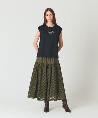 GRACE CONTINENTAL グラフィティビジューノースリーブ ブラック