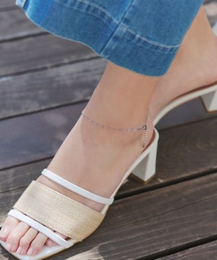 Tiaclasse 【選べるデザイン】チェーンアンクレット シルバーC