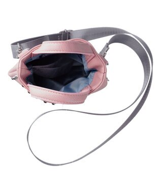 ROOTOTE 0661【直営店限定:ミニショルダー】ベビールー.シルバースタッヅ-A 03：ピンク