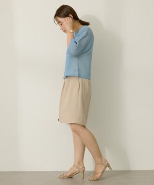 AMERICAN HOLIC メッシュボックスTシャツ Light Blue