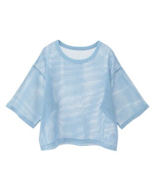 AMERICAN HOLIC メッシュボックスTシャツ Light Blue