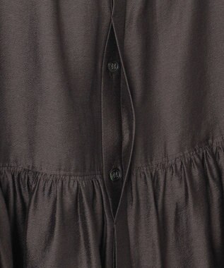 23区 【WEB&一部店舗限定カラーあり】ソフトオーガンジー ボリューム ブラウス [一部店舗限定カラー]ダークブラウン系