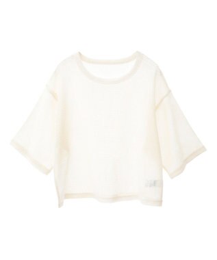 AMERICAN HOLIC メッシュボックスTシャツ Ivory