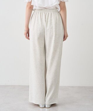 earth music&ecology センターシームタックスウェットパンツ Oatmeal