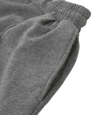 earth music&ecology センターシームタックスウェットパンツ Charcoal Gray