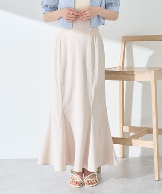 earth music&ecology サイドリブパネルラインマーメイドスカート