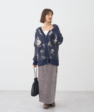 earth music&ecology シャイニーベロアスカート Gray