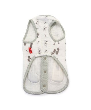 PET PARADISE リサとガスパール  ふわりとキルト ベスト 小型犬 白~オフホワイト