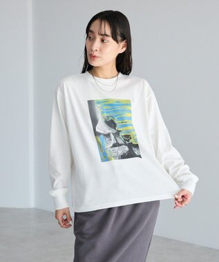 CRAFT STANDARD BOUTIQUE アートライクプリントロンTee Off White