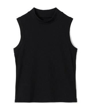 Chacott ソフトリブノースリーブTシャツ ブラック