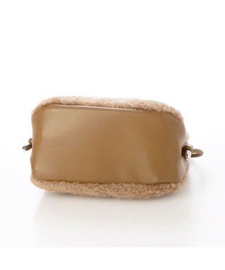 UNBILLION カシュカシュ cachecache / フェイクボアミニショルダー ベージュ