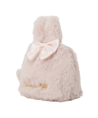 Maison de FLEUR イースターラビットフェイクファーポーチ Light Pink