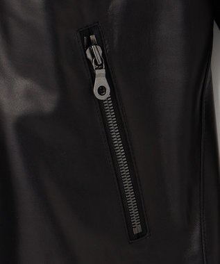 JOSEPH HOMME COLOMER LAMB NAPPA LEATHER JACKET ブラック系