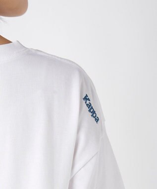 OP／FILA 【Kappa】ルーズフィット テニスグラフィックTシャツ ホワイト