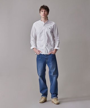 J.PRESS MEN インディゴストレッチデニム パンツ ダルブルー系