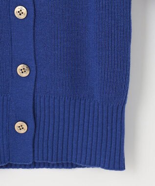 J.PRESS LADIES 【洗える】SEMI WORSTED ハイネック ニット ブルー系