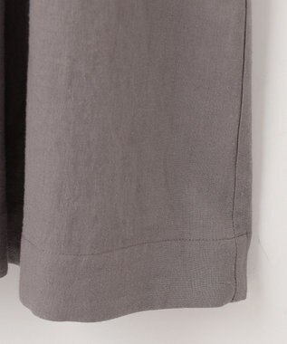 23区 【SLOW/一部店舗限定】ブライトリネン シャツ ワンピース ライトグレー系