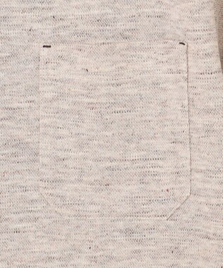 JOSEPH ABBOUD 【リネン素材/吸水速乾/日本素材】リネンハニカム ダディ ポロシャツ ベージュ×ストライプ