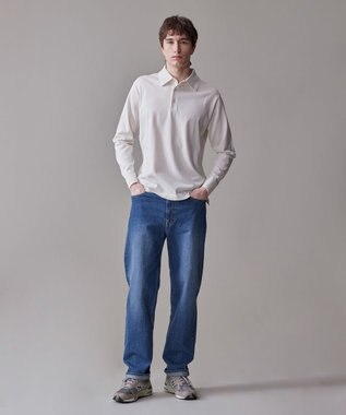 J.PRESS MEN インディゴストレッチデニム パンツ ダルブルー系