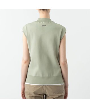 ZERO HALLIBURTON ノースリーブモックネックニット ZHG-W6S8b 85222 ライトグリーン