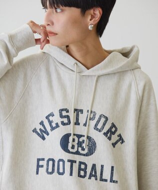AMERICAN HOLIC ＦＯＯＴＢＡＬＬ　フーディーＢＩＧスウェット Oatmeal