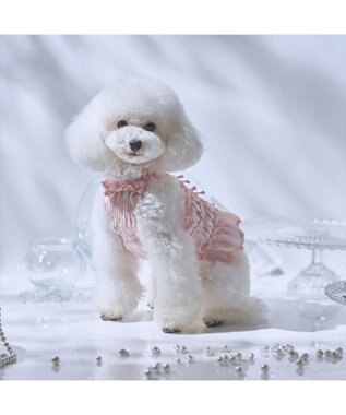 PET PARADISE cherircouture シャーリング キャミソール 《ピンク》 小型犬 ピンク