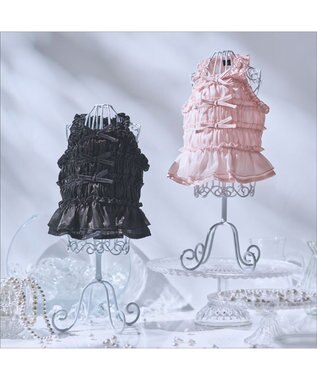 PET PARADISE cherircouture シャーリング キャミソール 《ピンク》 小型犬 ピンク