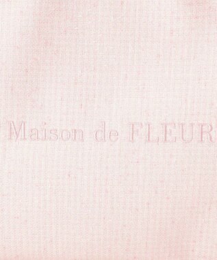 Maison de FLEUR ツイードキャリーオントートバッグ Pink