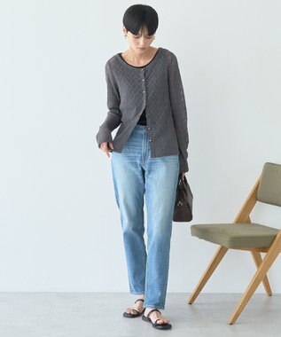 AMERICAN HOLIC レースカーディガン Charcoal Gray