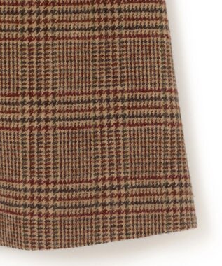 J.PRESS MEN 【KING SIZE】【JAPAN TWEED with REAL SHETLAND】ガンクラブチェック バルカラーコート ブラウン系4