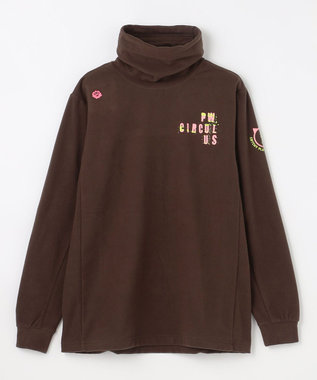 PW CIRCULUS 【起毛素材であたたか】【MEN】スピンドル付 両面起毛タートルネック ゴルフ
