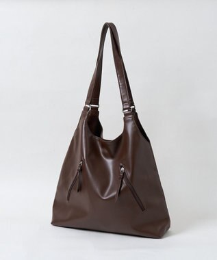 WEGO トライアングルトート ブラウン