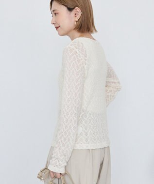 AMERICAN HOLIC レースカーディガン Ivory