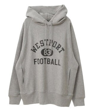AMERICAN HOLIC ＦＯＯＴＢＡＬＬ　フーディーＢＩＧスウェット Light Gray Mixture