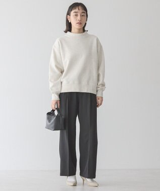 AMERICAN HOLIC 美・美・美Ｗクロスストレッチスラックスパンツ Black