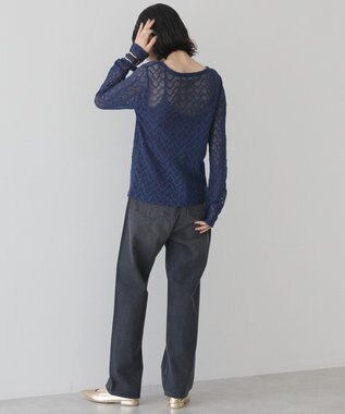 AMERICAN HOLIC レースカーディガン Navy