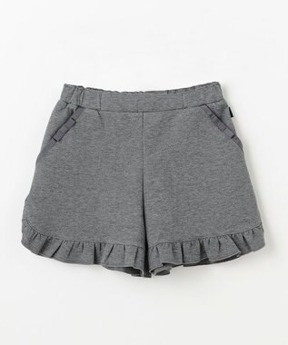 組曲 KIDS 【110-140㎝】カットショート パンツ チャコール系