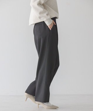 AMERICAN HOLIC 美・美・美Ｗクロスストレッチスラックスパンツ Black