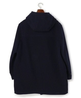 J.PRESS MEN 【J.PRESS ORIGINALS】【UNISEX】Wool Light Melton Short Duffle Coat / Baggy-Fit ネイビー系