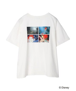 earth music&ecology リトル・マーメイド / プリントTee Off White