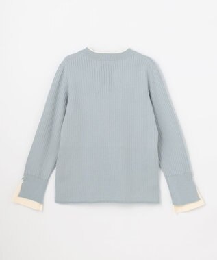 ANY SIS CICA加工 キャンディースリーブ ニット ミントグリーン