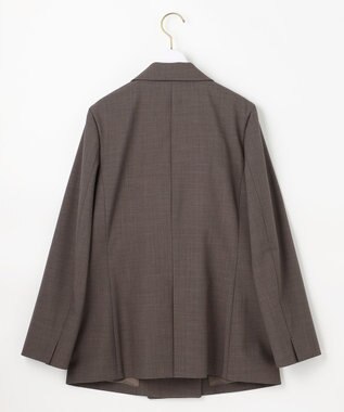 ANY SIS ウーステッドエステル テーラード ジャケット モカグレー