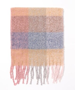 UNBILLION カシュネ cache nez / 起毛ブロックチェックストール