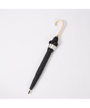 UNBILLION カシュネ cachenez / 【晴雨兼用】【日傘】 【UV カット率99.999.9％以上】PU切り継ぎボーダーバルーンショートパラソル ブラック