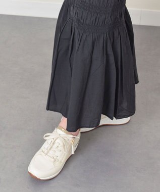 Bridget Birkin 【PARADIS COULEUR】サイドジップヒールアップスニーカー オフホワイトコンビ