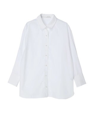 Green Parks ・ＥＬＥＮＣＡＲＥ　ＤＵＥ　パールボタンシャツチュニック Off White