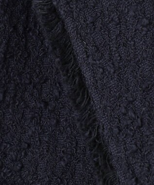 23区 S スラブファンシーツイード ジャケット ネイビー系